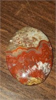 Moss Agate 1.5 in by .25 in