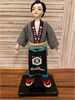 Japanese Kimono Man Figurine Doll