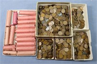 Unsorted Wheat Cents 1940-1958