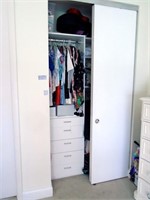 White Adjustable Closet System