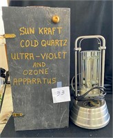Sun Kraft Cold Quartz Ultraviolet Ozone Apparatus