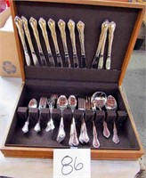 Stainless Flatware w/Case
