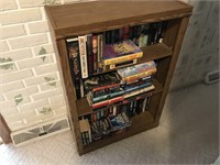 Pressed Wood 3 Shelf Book Shelf w/ Books Included