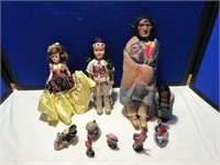 Collection of Vintage Dolls & Other Trinkets