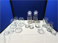 Selection of Clear Glassware