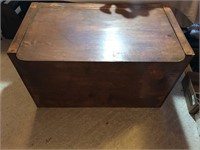 Large Toy Chest w/ Lift Top Birch Wood