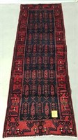 HAND KNOTTED PERSIAN WOOL RUNNER