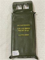200 cartridges 5,56x45 M 855 FMJ BT 62 gr.