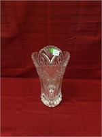 Crystal star pattern vase 12”.