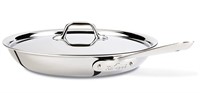 Stainless 12-Inch Fry Pan with Lid