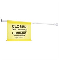 4 Pack Site Safety Hanging Sign - Closed For Clean