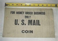 U.s. mail coin bag