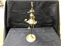 Primitive Brass Adjustable Fluid Lamp