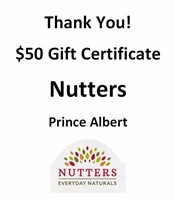 Nutter's Prince Albert $50.00 Gift Card
