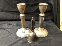 Sterling Weighted Candlestick Holders