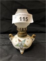 (2) Masonic Lodge Miniature Fluid Lamps