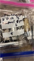 5 count Proamerica tools, 1/2 inch drive, 7/8