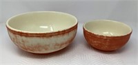 * (2) Universal Cambridge Bowls, Color is loose