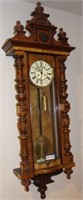 Early Rosewood Wall Clock