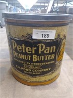 Peter Pan 25 lb Tin Peanut Butter Container