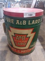 A&B 50 lb Lard Can