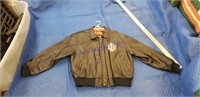 Leather IU jacket size large