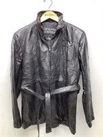 Navarre Black Leather Jacket size L, no issues