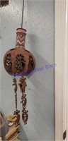 Wind chime chandle holder