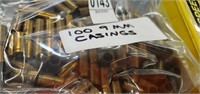 100 9mm casings