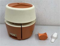 MCM Lazy Susan Canister Nice shape  Rubbermaid