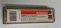 1 BOX WINCHESTER SUPER-X 22 LONG RIFLE HIGH VELOCY