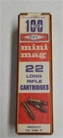 1 BOX MINI MAG 22 LONG RIFLE CARTRIDGES