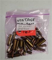 MISC VINTAGE AMMO 34 ROUNDS SEVERAL RIM FIRE