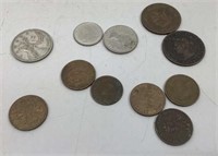 Older Canadian & other forgeign coins