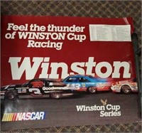 1988 WINSTON CUP SCHEDULE NASCAR POSTER & 2 SHOW