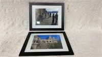 2 framed photos taken by Mike Andersen