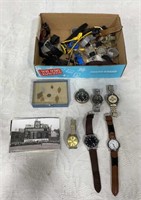 Box lot of vintage watches
