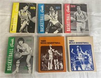 Collegiate basketball guide books 1976-1979 &