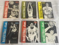 Collegiate basketball guide books 1970-1975