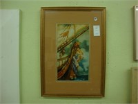 Fantasy art picture of a Maidenhead pirates ship,
