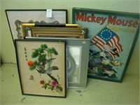 Lot of various pictures including Mickey Mouse