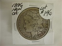 1896 New Orleans Morgan silver dollar.