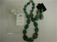 925 Turquoise Necklace and earring set.