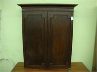 Georgian mahogany double door cabinet with