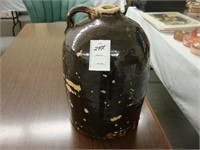 19th century brown glass jug.