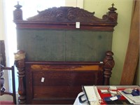 19th Century Federal style bed with rails.