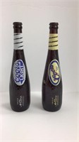 2 full Coors Collector bottles