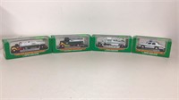 4 Hess Toy Veichles, 2004 tanker truck, 2000