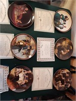 Collections-Set of 6 Norman Rockwell Plates II