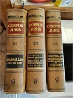 Books-Set of Three Corpus Juris Legal Books